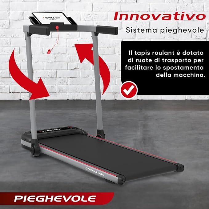 Caminadora Eléctrica Plegable con Manubrio - Pantalla LCD - Velocidad Ajustable 9.98 km/h - Negro miniatura 7