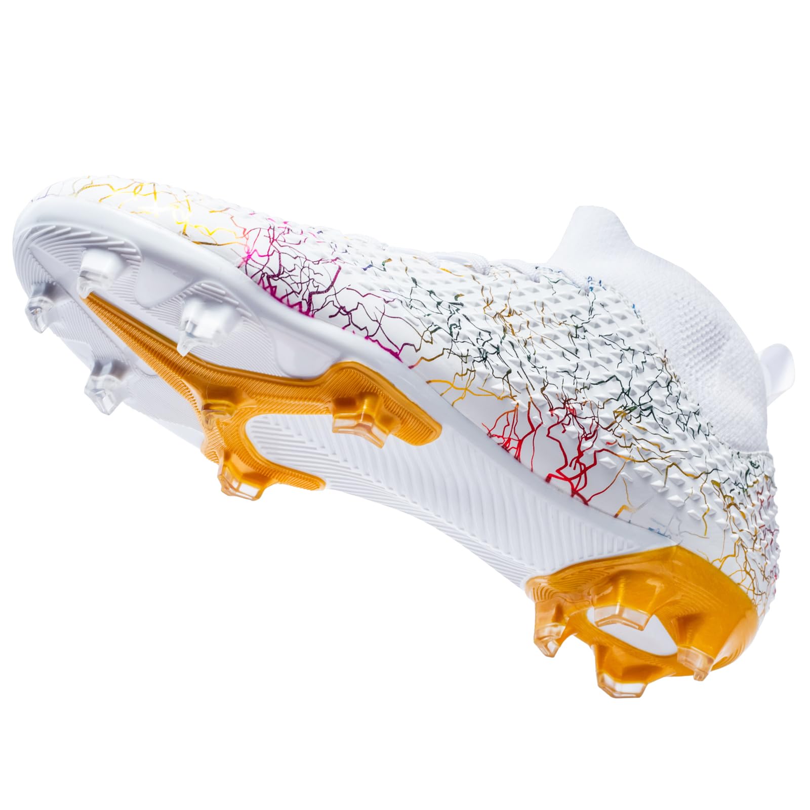 Football Boots Men Soccer Shoes Professional High Top Spike Cleats Young Kids Football Game Shoes Outdoor Sports Training Shoes Football Shoes