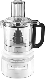 KitchenAid 7-Cup Food Processor KFP0718WH, White (Renewed)