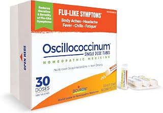 Boiron Oscillococcinum Homeopathic Flu Relief: Body Aches, Headache, Fever, Chills, Fatigue - 30 Doses, 4.7/5 Stars (32K+ Reviews)