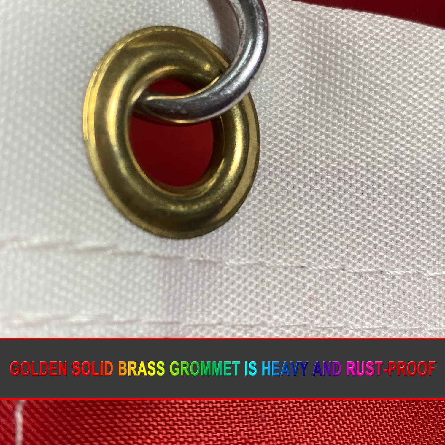 Heavy Duty USA Family Member On Service Flag Embroidered One Blue Star 3x5 Ft-Longest Lasting Oxford Nylon 210D | Army Navy Marine Corps USA Family Military Decoration Gift Yard House Banner - Image 2