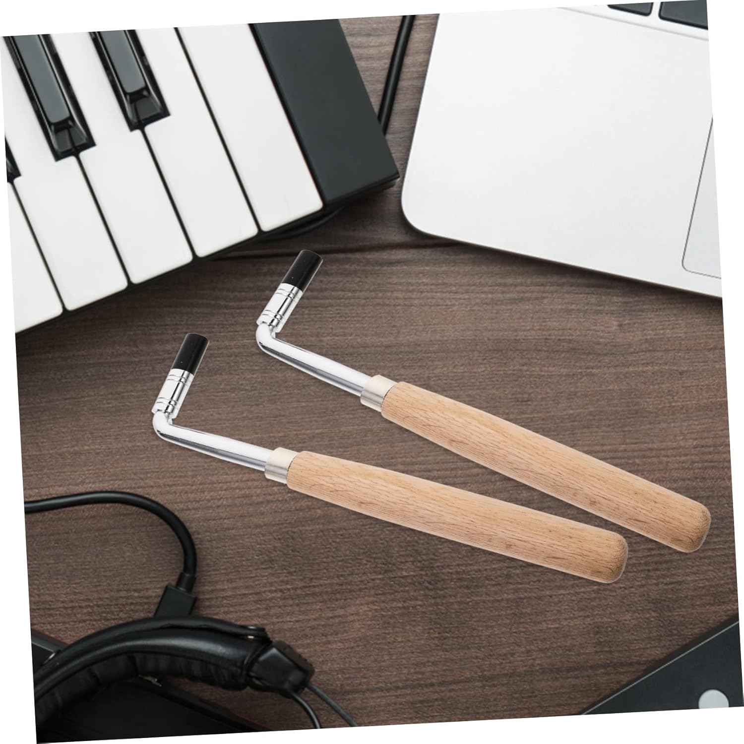 DECHOUS Piano Tuning Wrench Tool Handle Piano Tuner Accessory for Musicians Lightweight and Portable