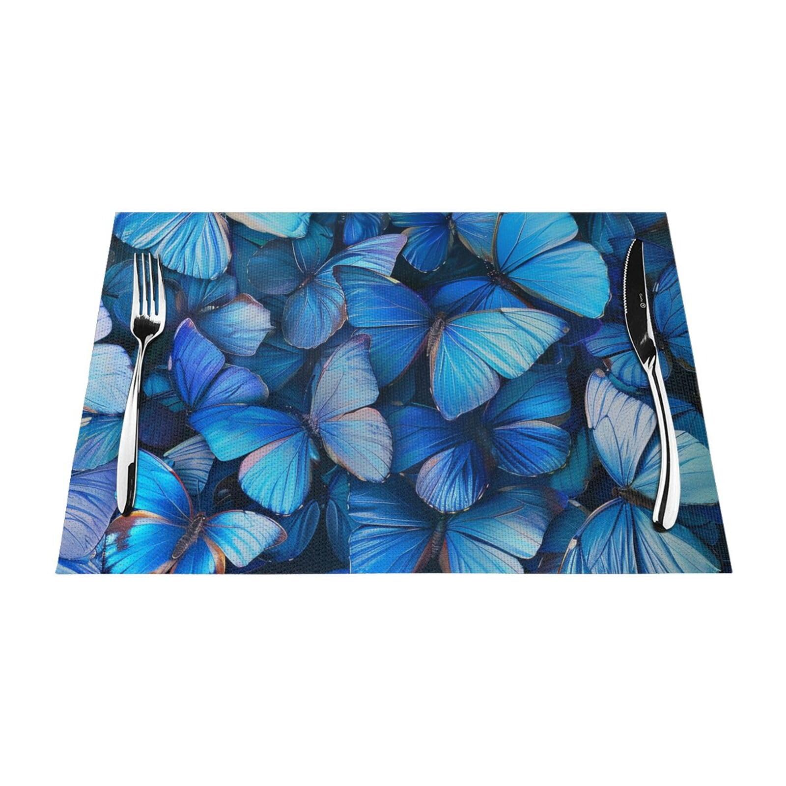 Set de table antidérapant PVC tissé : finie la nappe tachée au dîner