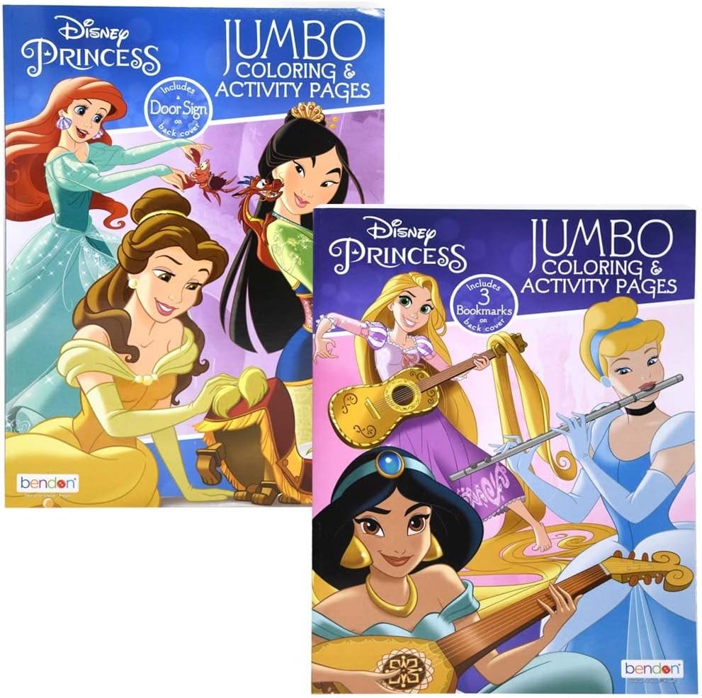 Disney Princess 80pg Coloring Book