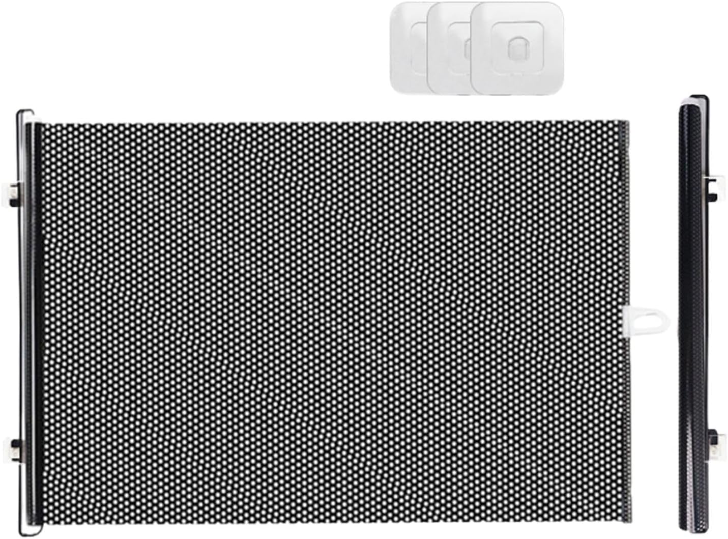 Retractable Babies Gate Dog Gate Security Mesh Gate for Hallways Stairs Deck 58cmx125cm