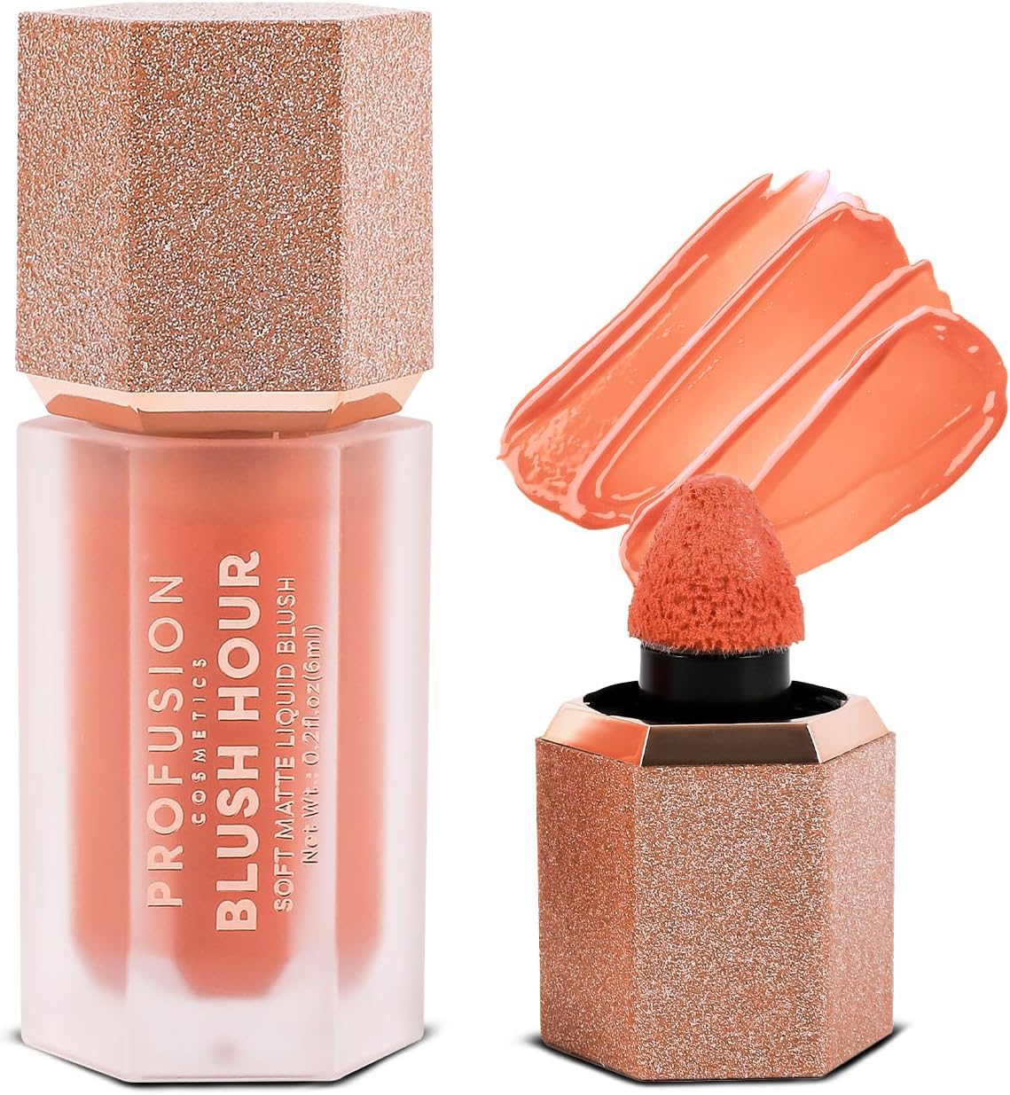 Blush Hour for Face, Lightweight and Long Wearing Soft Matte Liquid Blush Provides Natural Finish, Creamy Texture Which is Buildable, Essential Beauty Tool for Raising Your Glow