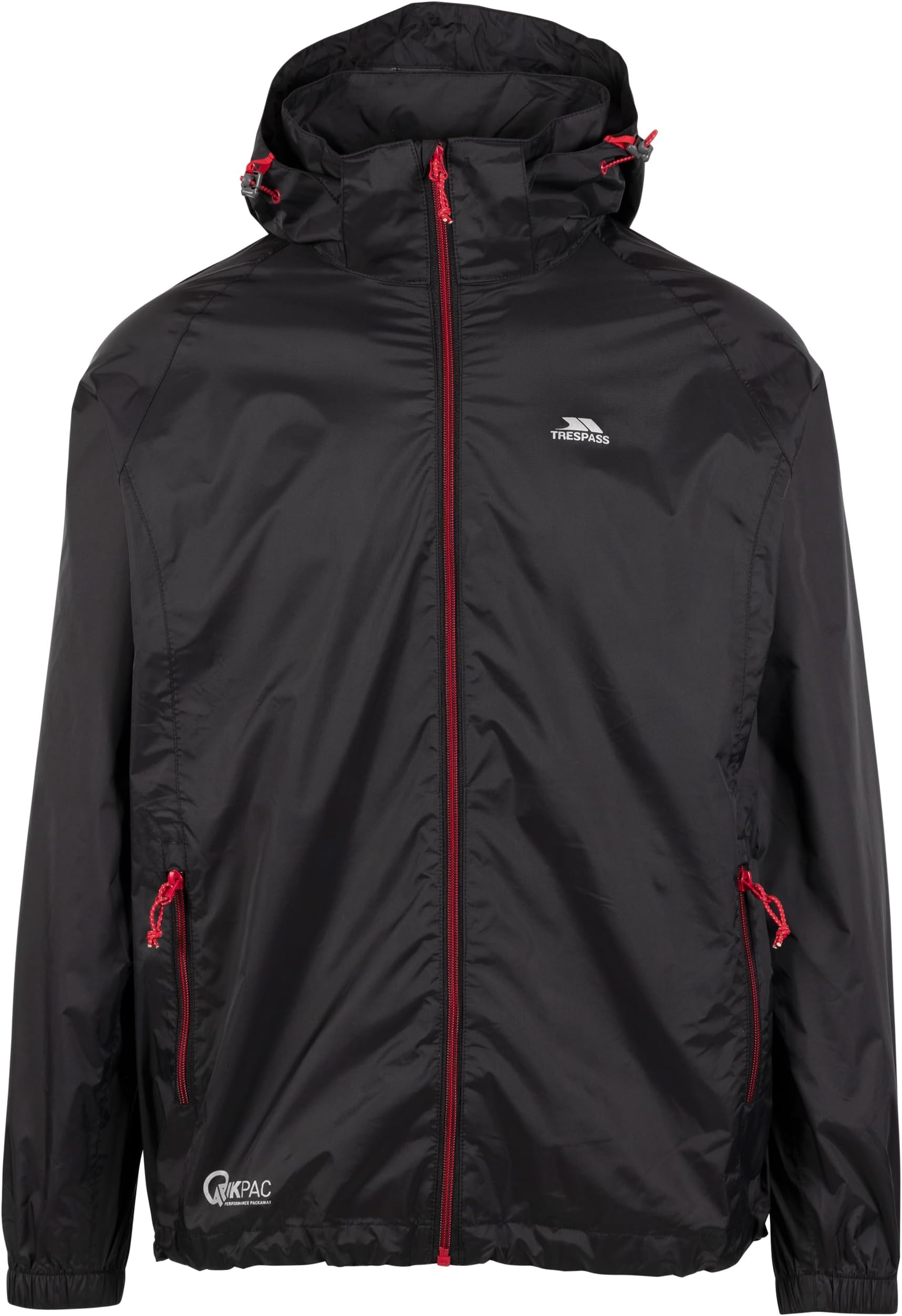 Waterproof Jacket Men Women Packaway Rain Coat With Hood, Light Rain Jacket Windbreaker, Raincoat In A Bag, Rain Coats For Men, Rain Coats for Women Qikpac X