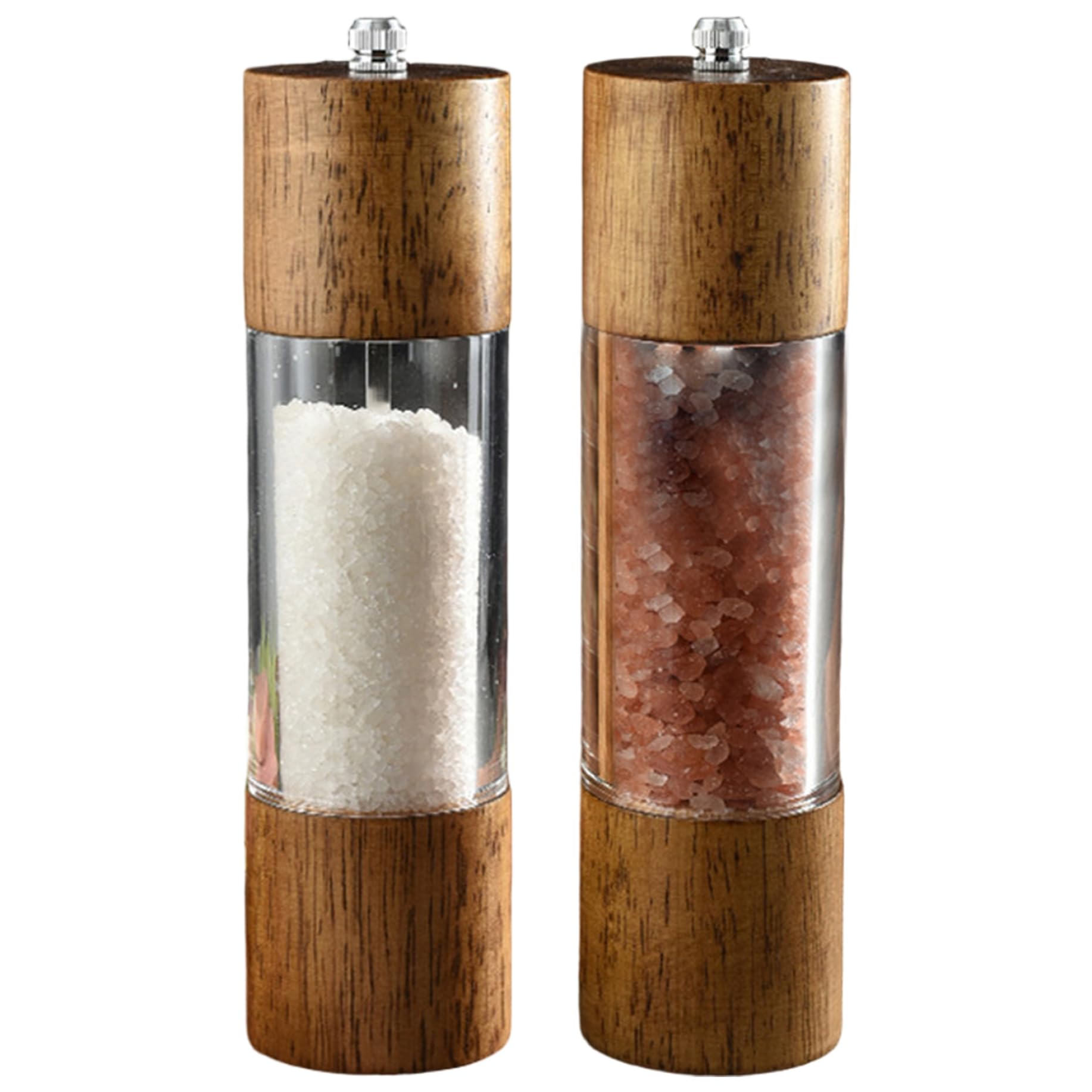 Moulin à sel et poivre en bois avec noyau céramique pour une mouture parfaite