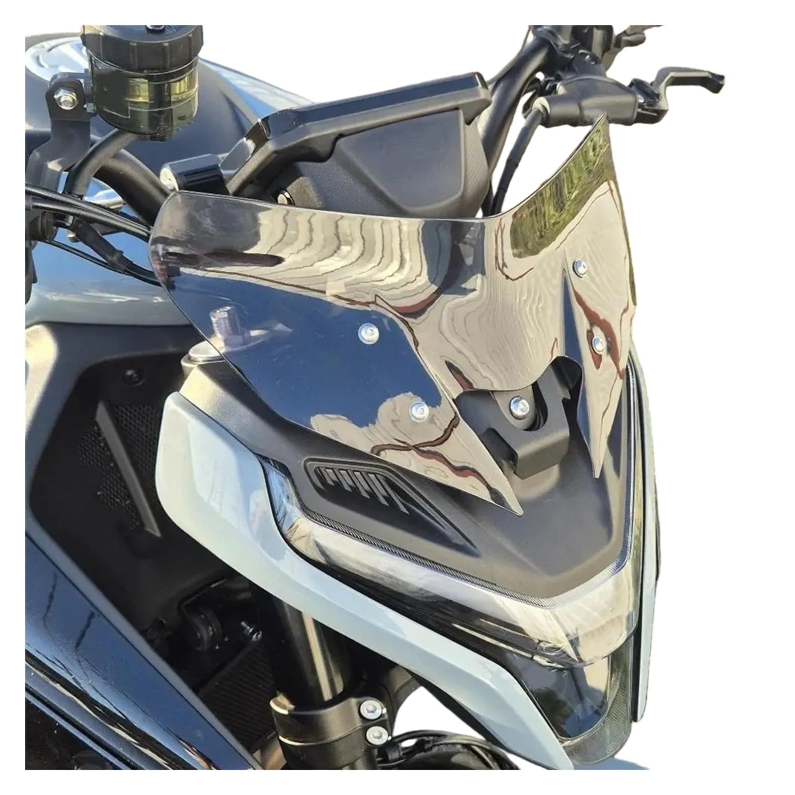 Pare-Brise Moto pour CF&Moto 675 NK NK675 Pare-Brise Déflecteur Vent Carénage Visière Accessoires Moto Écran Avant en Verre