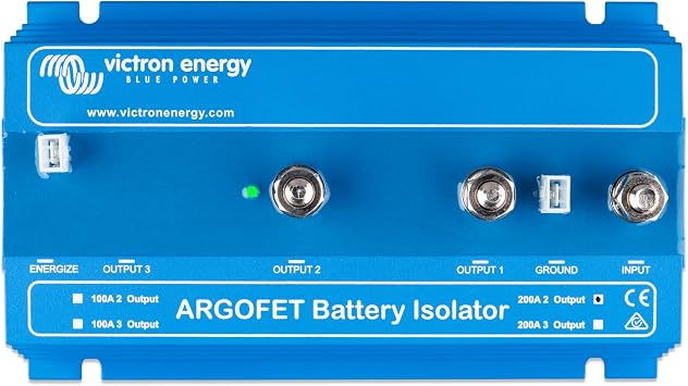 Victron Energy Argofet Battery Isolators 200-2AC 2 Batteries 200 amp
