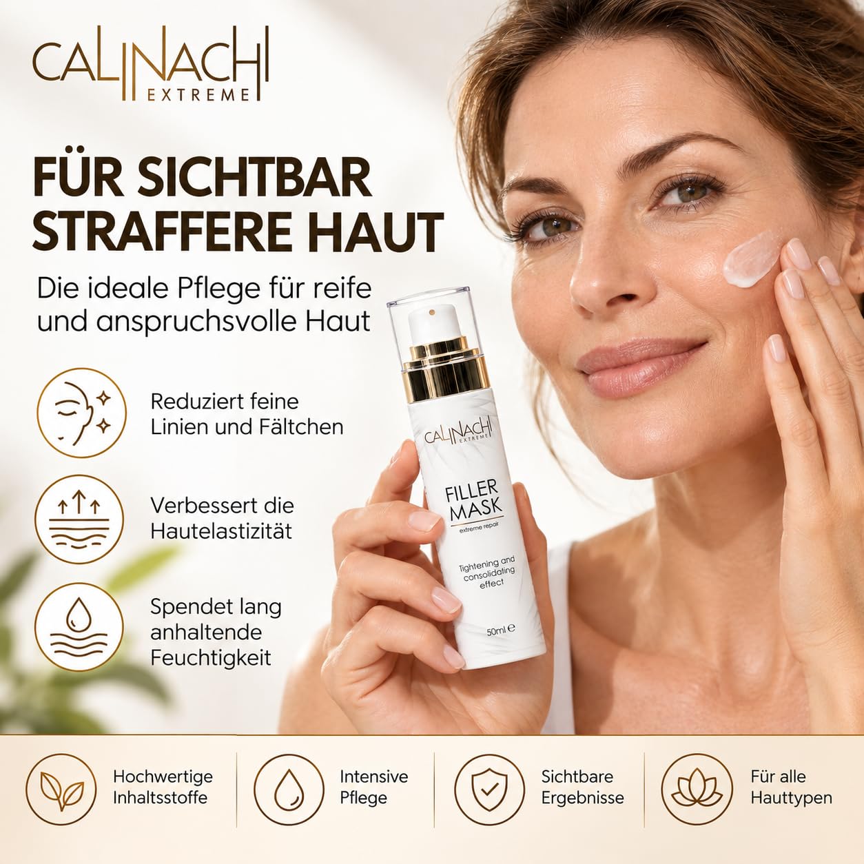 CALINACHI Filler Gesichtsmaske Matrixyl Hyaluron 50 ml
