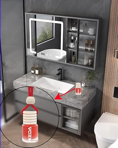 Miniatura 4 de ikeda fragrance Ambientadores automotrices de 0.1 fl oz para automóvil  Fragancia de conservación de larga duración de 45 días  Botellas difusoras