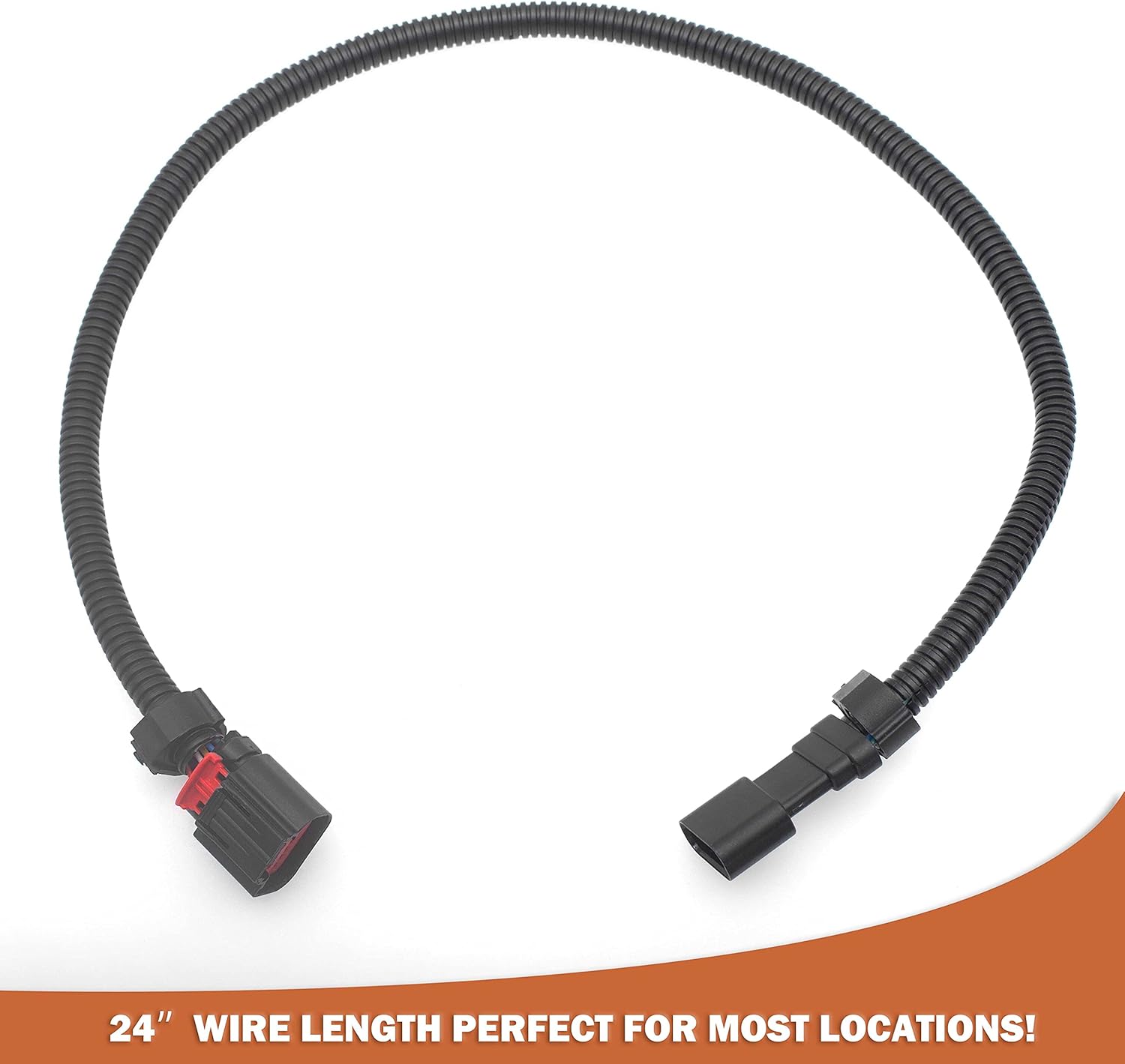 24" 6 Wire Pins Cable Wiring Mass Air Flow Meter MAF Extension Harness Replacement for 2005-2021 Mustang F150 F250