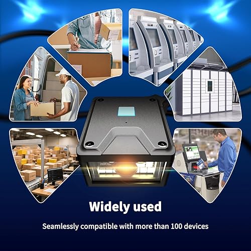 Miniatura 8 de NetumScan Motor de escaneo de código de barras fijo integrado 2D, lector de código de barras QR 1D 2D de grado industrial, escaneo de inducción