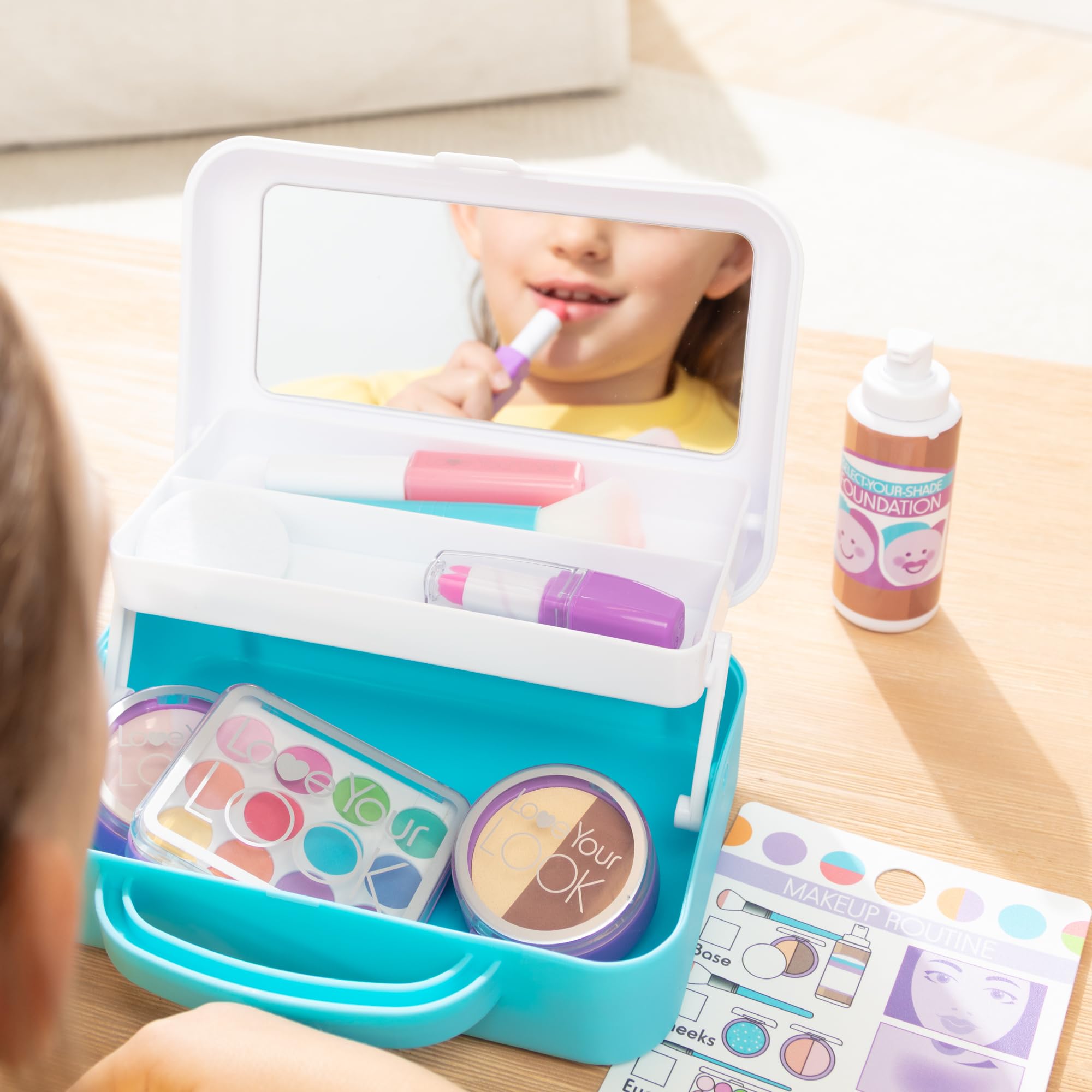 Melissa & Doug Love Your Look Pretend Makeup Kit Play Set