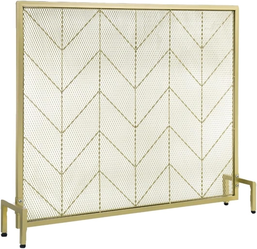 Fireplace Screen Fireplace Screen Home Metal Nordic Iron Fireplace Screen with Fireplace Fence Fireplace Screen Mesh Fireplace Screen Fireplace Screen (Color : A)