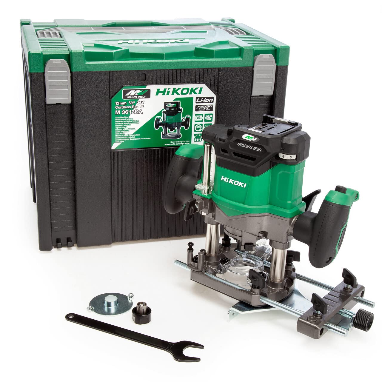 Hikoki 36V Multivolt 1/2" Router Body Only from B&Q
