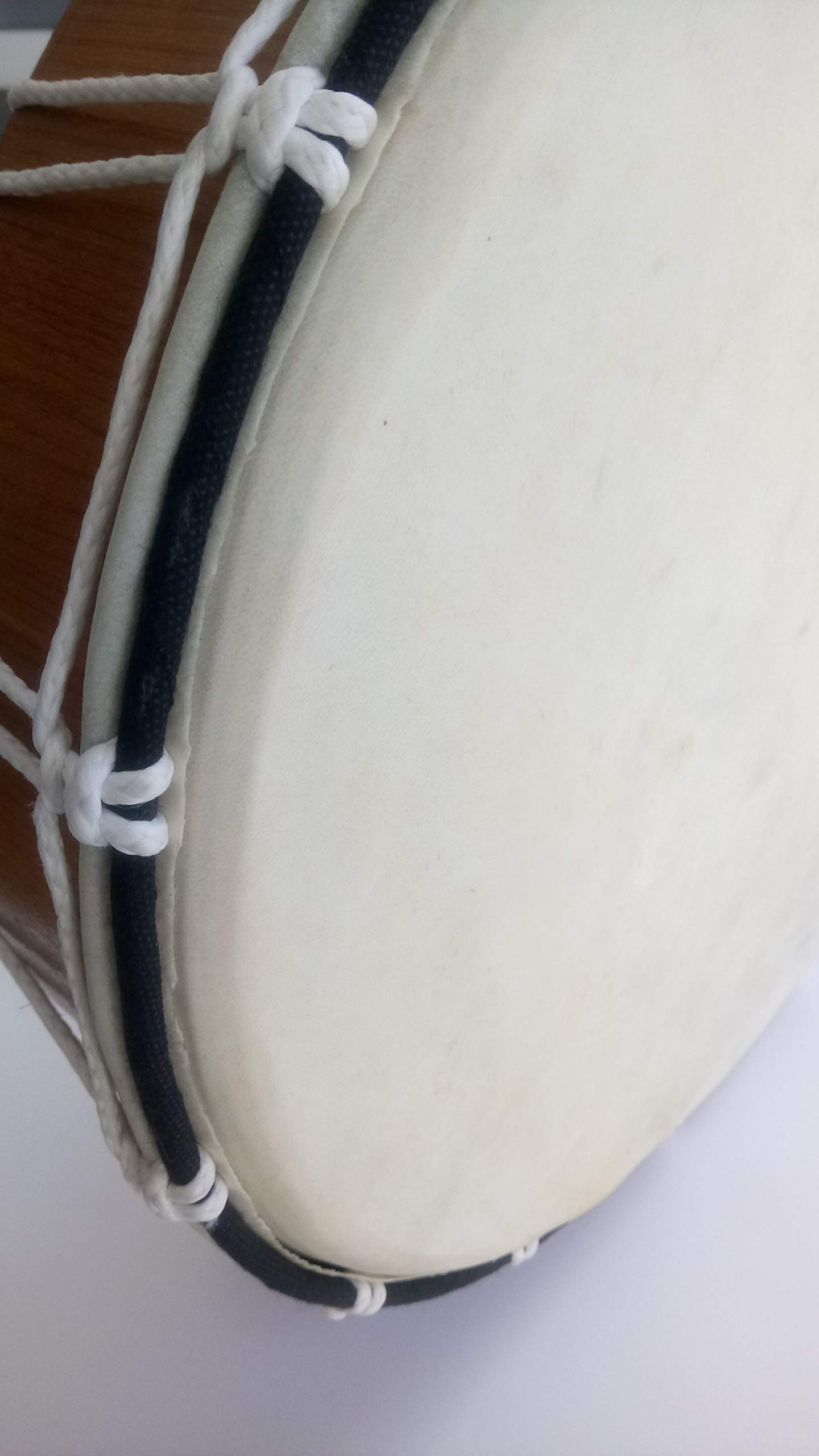 Rahmentrommel Ø 40 cm Mahagoni Ziegenfell Spannbar Rund Ritual Drum