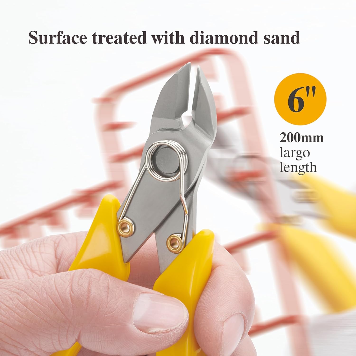 KATA 2Pack Micro Wire Cutters For Electronics Flush cutters, 6 Inch Precision Micro Cutters for Cut Precision Electronics, Jewelry, Soft Copper Wire, Cables