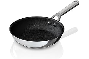 8-Inch Foodi NeverStick Stainless-Steel Fry Pan: The Ninja Skillet