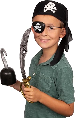 Miniatura 4 de Accesorios de pirata juego de accesorios para disfraz de la marca Funny Party Hats M