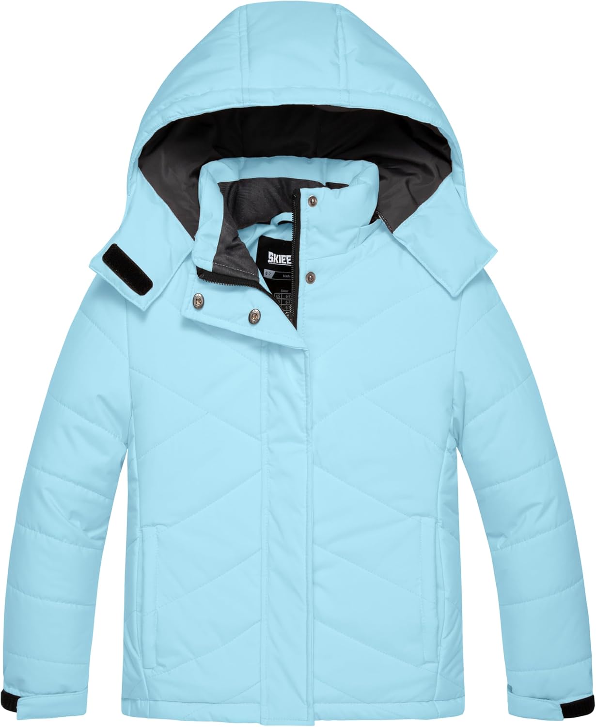 Skieer Girls' Waterproof Ski Jacket Warm Windproof Snow Winter Coat
