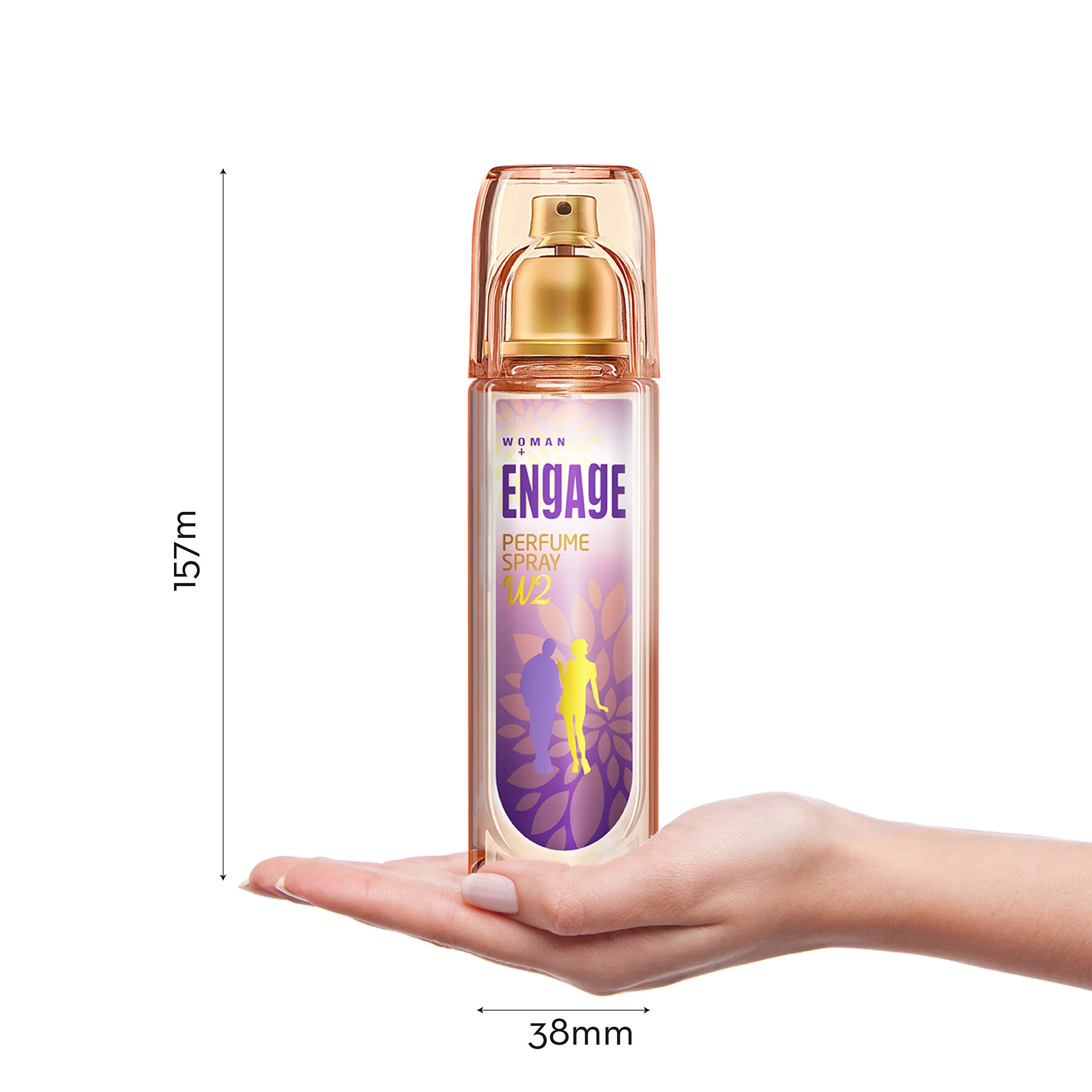 Engage W1 Oriental Perfume Spray For Women, 120Ml And W2 Perfume Spray For Women, 120Ml - Image 6 thumbnail