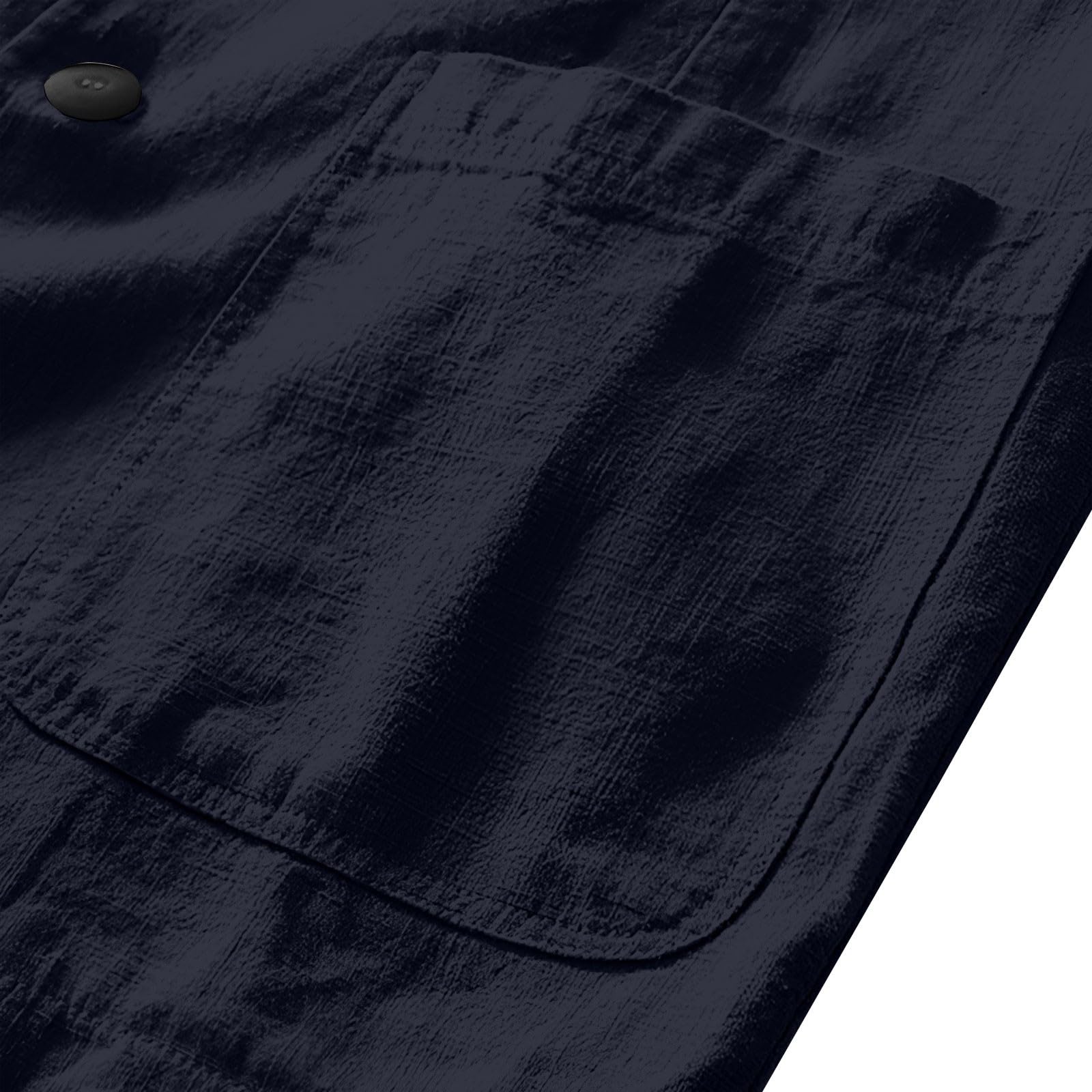 Giacca da mezza stagione da uomo, leggera, blazer da uomo, sportiva, in lino, traspirante, per il tempo libero, blazer, cardigan, alla moda, con bottoni, top casual, senza cappuccio