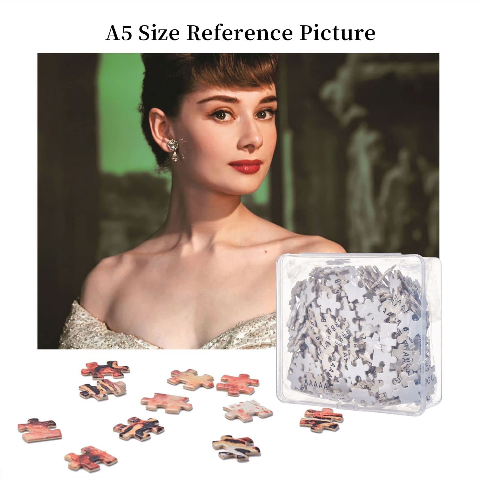 オードリー・ヘプバーン ジグソーパズル フレーム付き オードリー