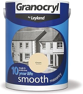 Leyland Granocryl Smooth Masonry, Cream, 5L