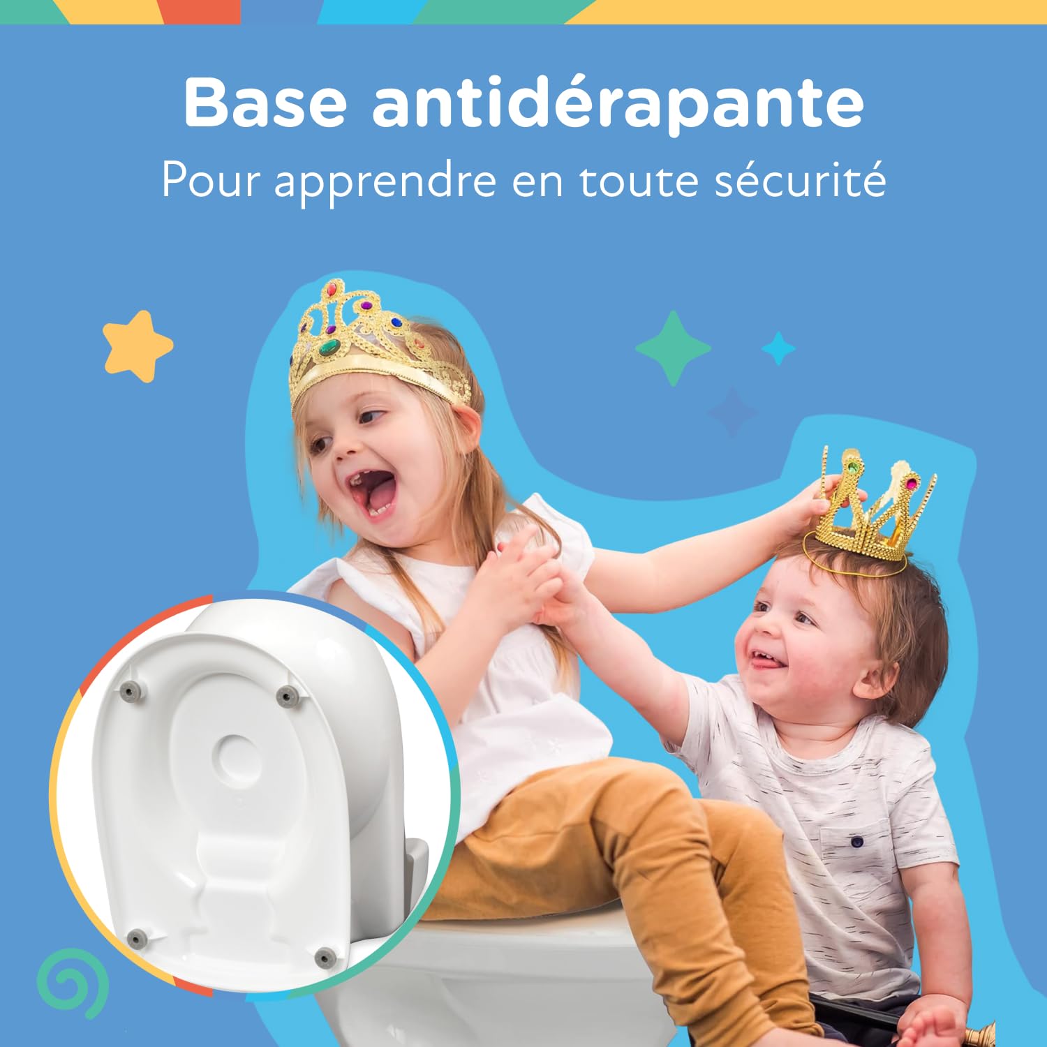 Nuby - My Real Potty - Pot bébé Pour Apprentissage de la Propreté - Pot Enfant Avec Bruit de Chasse et Piles Incluses - Toilettes Enfant +18 Mois - WC Bébé Réaliste Pour Pratiquer - Blanc
