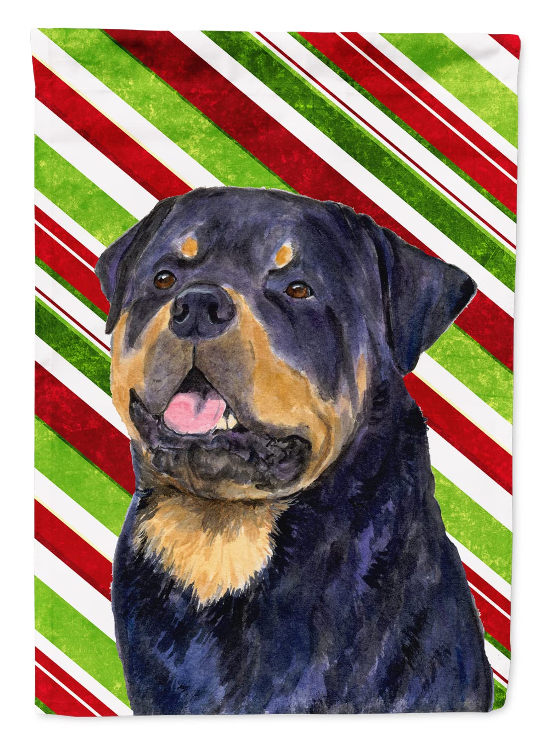 Rottweiler drapeau de Noël en toile le cadeau idéal pour les passionnés de chiens