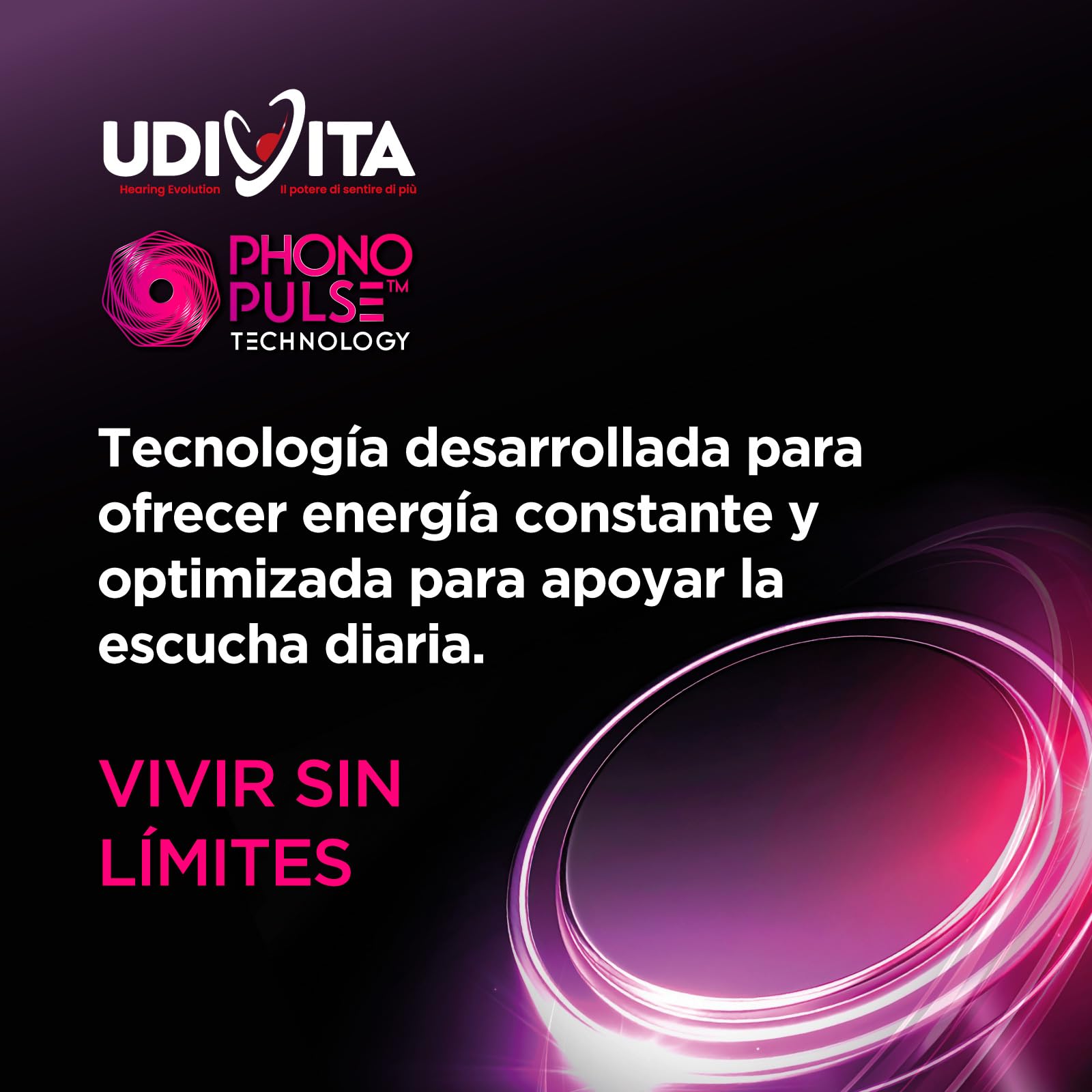 120 Pilas para Audífonos Tamaño 10 Udivita PR70 (Amarillo) Zinc-Aire Hearing Evolution - 15 Blísteres de 8 Pilas
