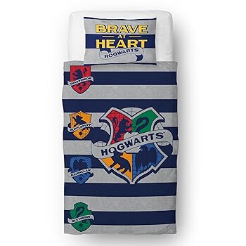 Character World Harry Potter Official Hogwarts Brave Single Duvet Cover