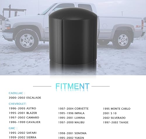 Miniatura 6 de BASIKER Ajuste para equipo original Radio Estéreo Sintonizador Perilla GMC Chevy Chevrolet Suburban Silverado Tahoe Corvette Yukon Cadillac Escalade