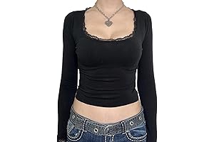 Elena Gilbert Outfits: Captivating Y2K Long Sleeve Top