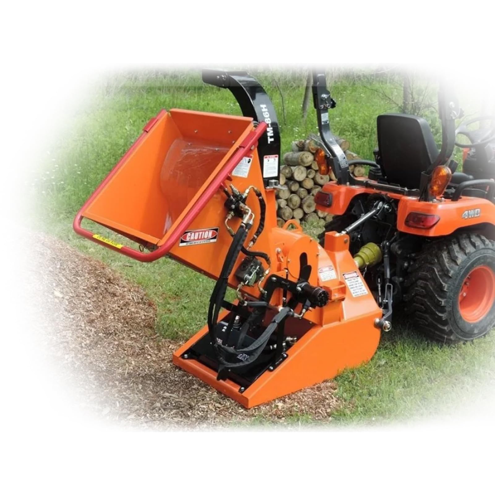 MexxPower 6 inch MX-TM86H PTO Tractor Wood Chipper/Shredder