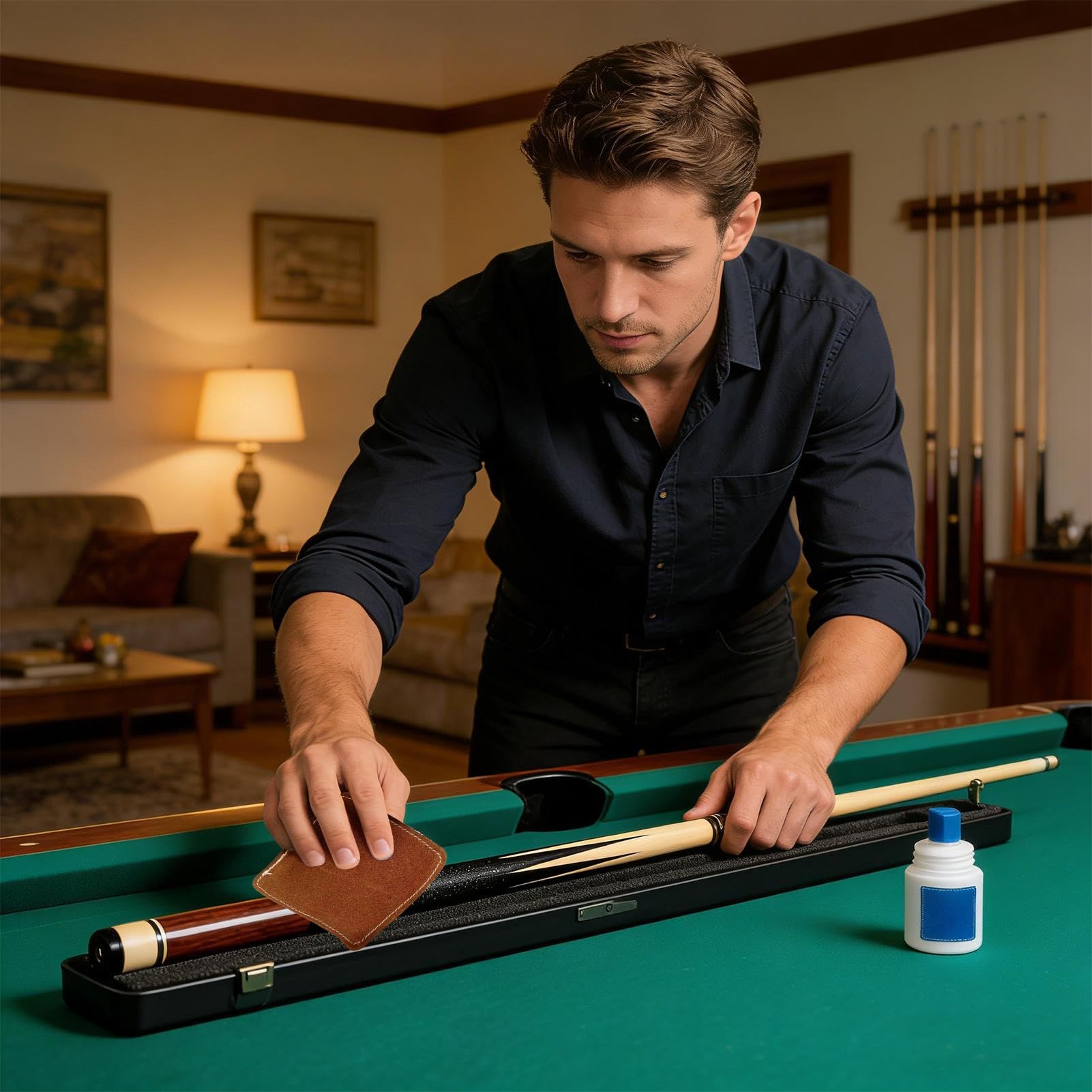 Conditionneur De Queue De Billard – Huile 12 Ml, Réduit Le Glissement, Protège Le Bois
