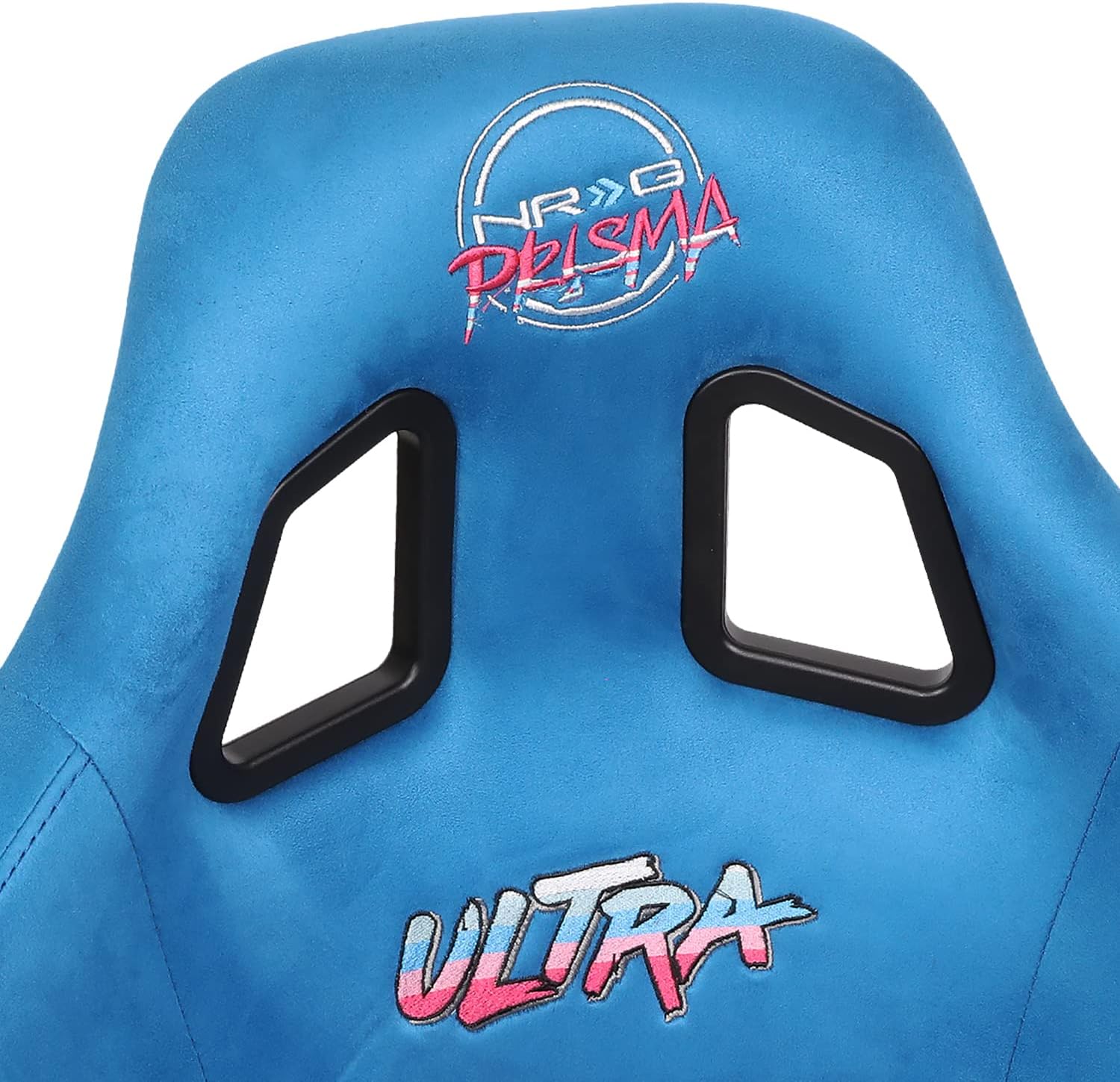 NRG Innovations NRG-FRP-302BL-ULTRA Universal Fixed Back Bucket Racing Seat for 6-Point Harnesses, Size L, Blue Seat Cover, 24" W X 36" H X 18" D