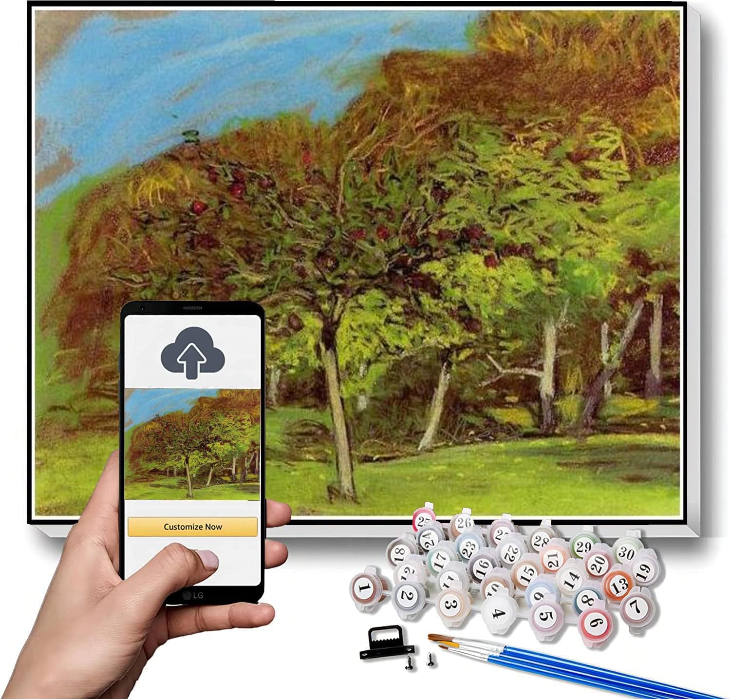 Paint by Numbers Kits for Adults and Kids Fruit Trees Painting by Claude Monet Paint by Numbers Kit for Kids and Adults Paint by Numbers Kits for Adults and Kids Fruit Trees Painting by Claude Monet Paint by Numbers Kit for Kids and Adults