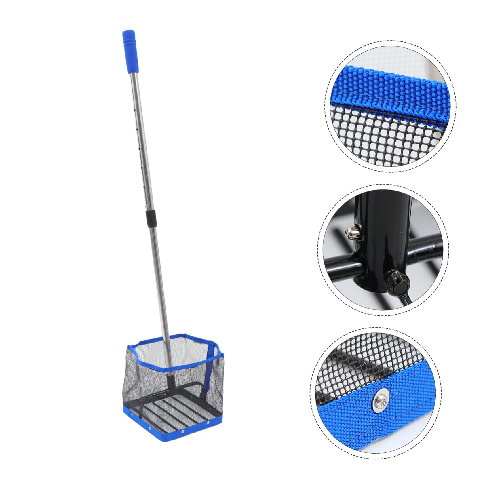 Recogedor de Balones de Tenis de Mesa de Nylon Diseño Ajustable y Fácil Almacenamiento para Entrenamiento y Partidos de Tenis de Mesa