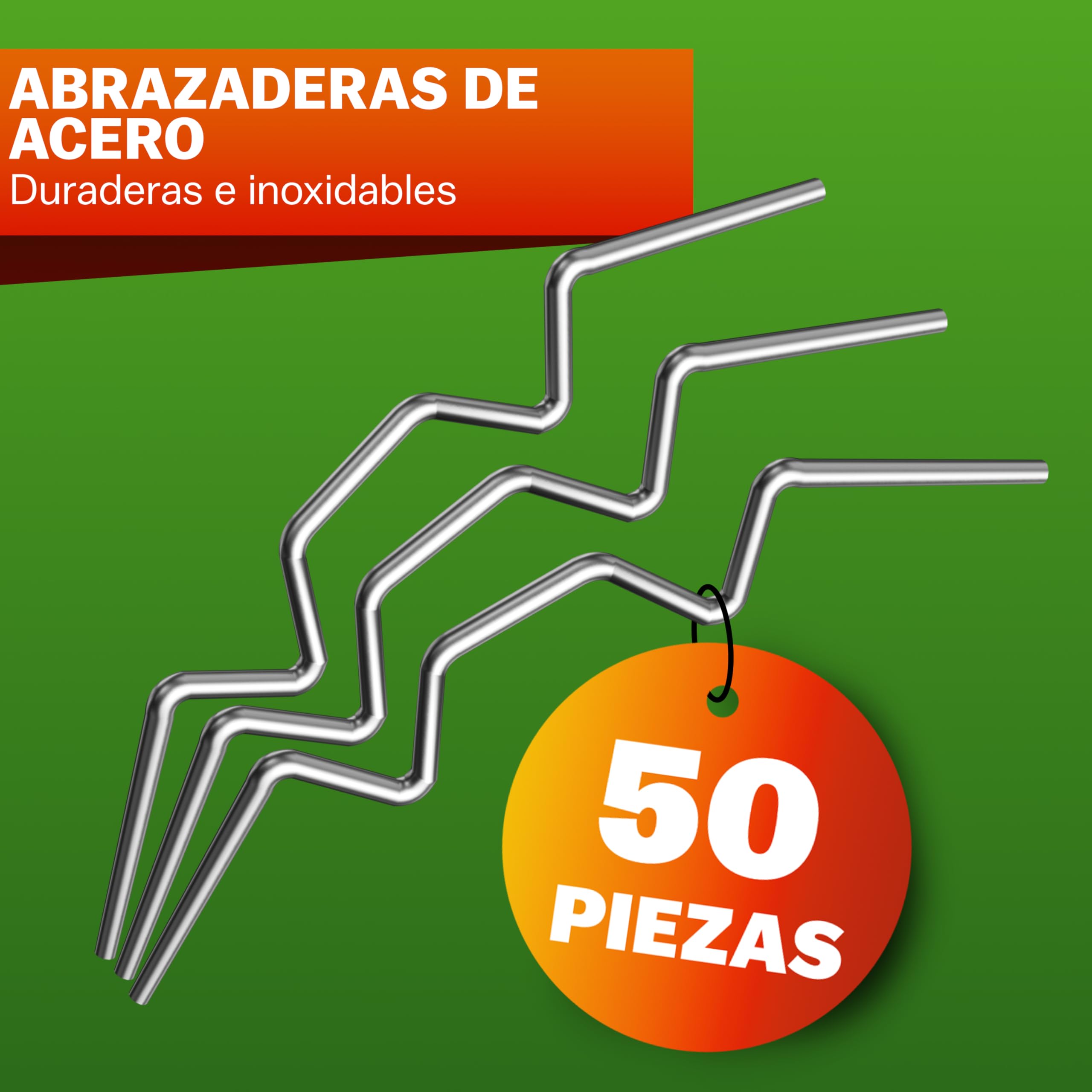 Gardebruk Set 14x Placas Policarbonato Doble Pared +50x Abrazaderas Acero Inox. Multiusos 10,25m²