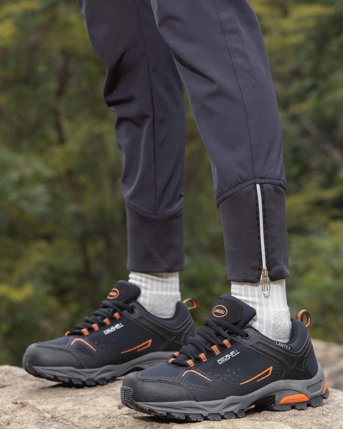 LANGDU Scarpe da Trekking Uomo Montagna Donna Sportive Escursionismo Traspiranti Passeggiate Sneaker Taglie 38-46