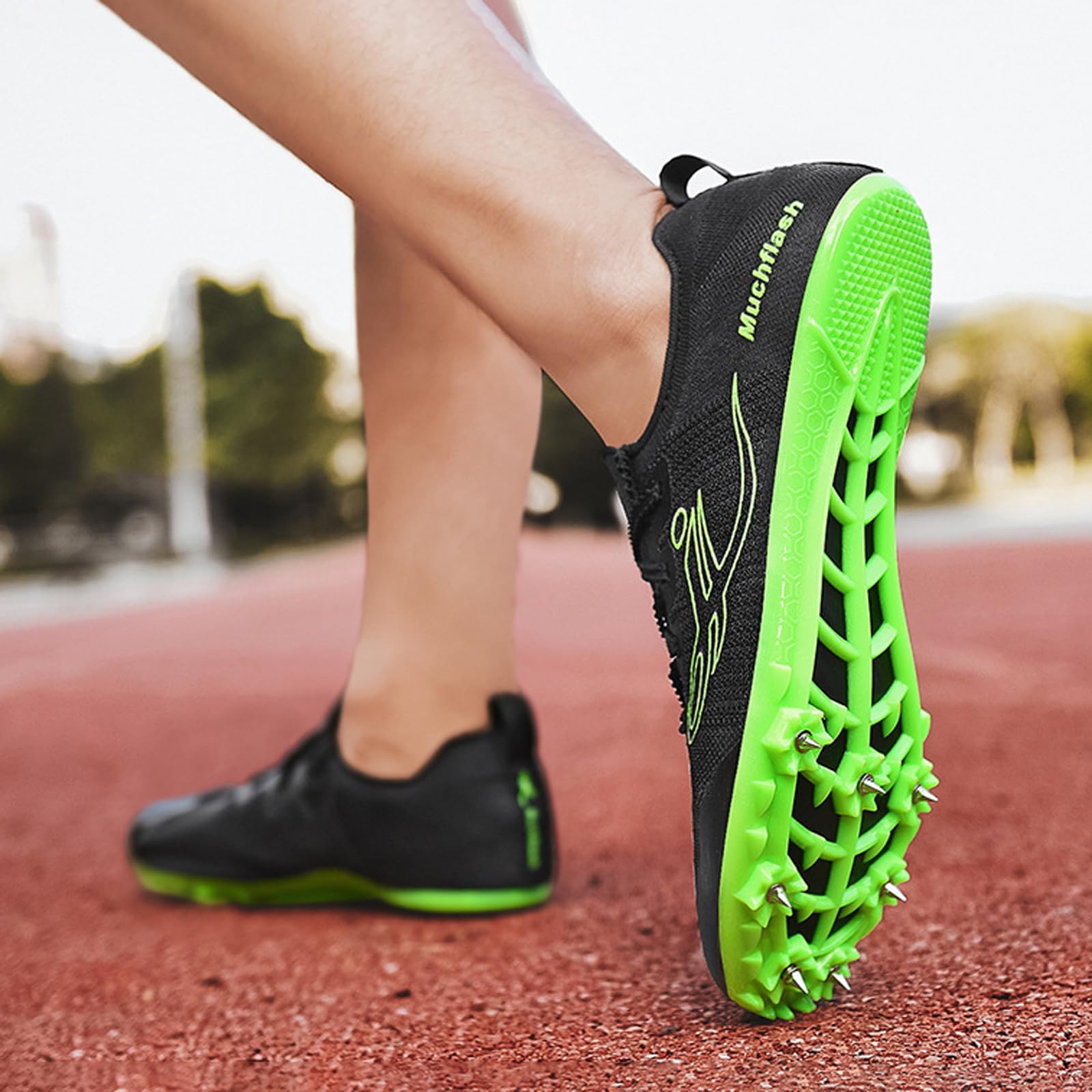 Zapatillas Deportivas para Pista,Zapatillas De Atletismo con Clavos,Zapatillas De Saltos De Velocidad,Zapatillas Profesionales con Clavos para JóVenes,AmortiguacióN,para JóVenes