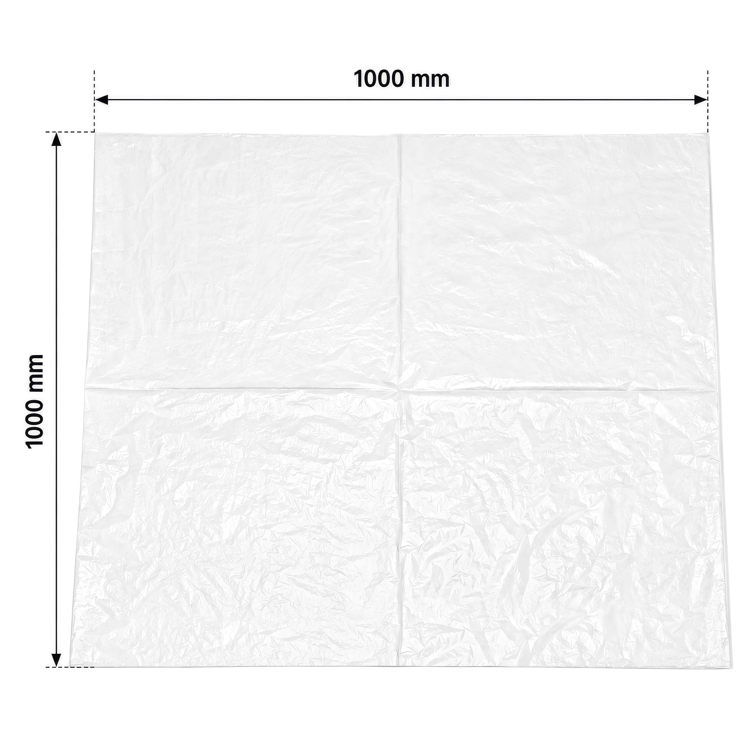 Stix Sacs à Pneus XXL 500 pièces 1000×1000 mm en LDPE Résistant Jusqu’à 22” pour Stockage et Transport Roues Voiture