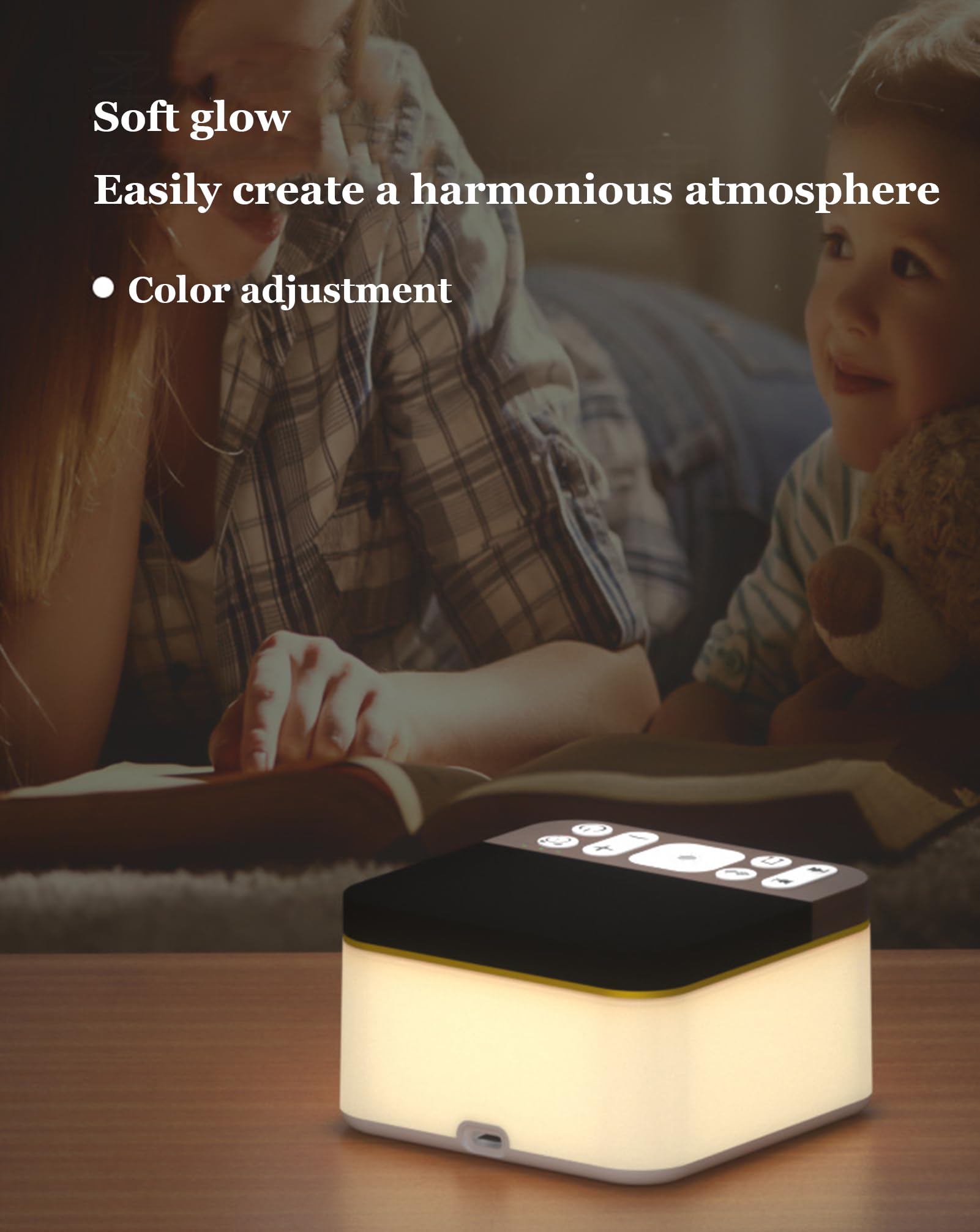 Máquina para Dormir con Ruido Blanco y Sonido Corporal, con Varios Sonidos relajantes, 3 temporizadores y función de Memoria. Bloquea eficazmente el Ruido. Ideal para bebés, niños