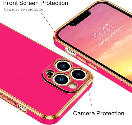 Miniatura 5 de VENINGO Funda para iPhone 13 Pro Max, funda para iPhone 13 Pro Max, funda de TPU suave de ajuste delgado con pulsera ajustable, resistente a los