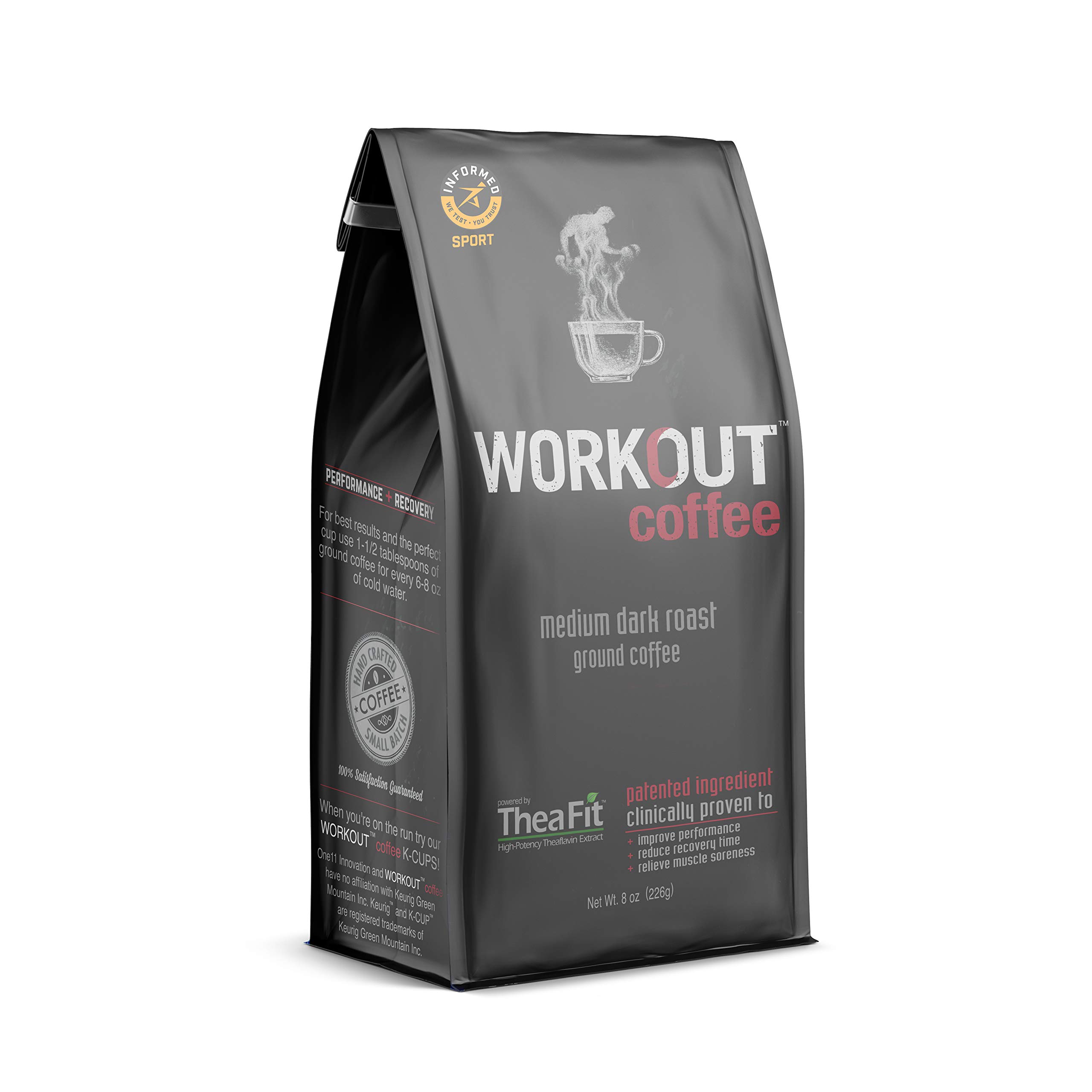 WORKOUT coffee Café moído para pré-treino TheaFit 340 g