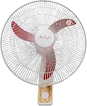 مروحة حائط من جنرال تك، 18 بوصة، عدد المنافذ: 3، أبيض، 100 واط