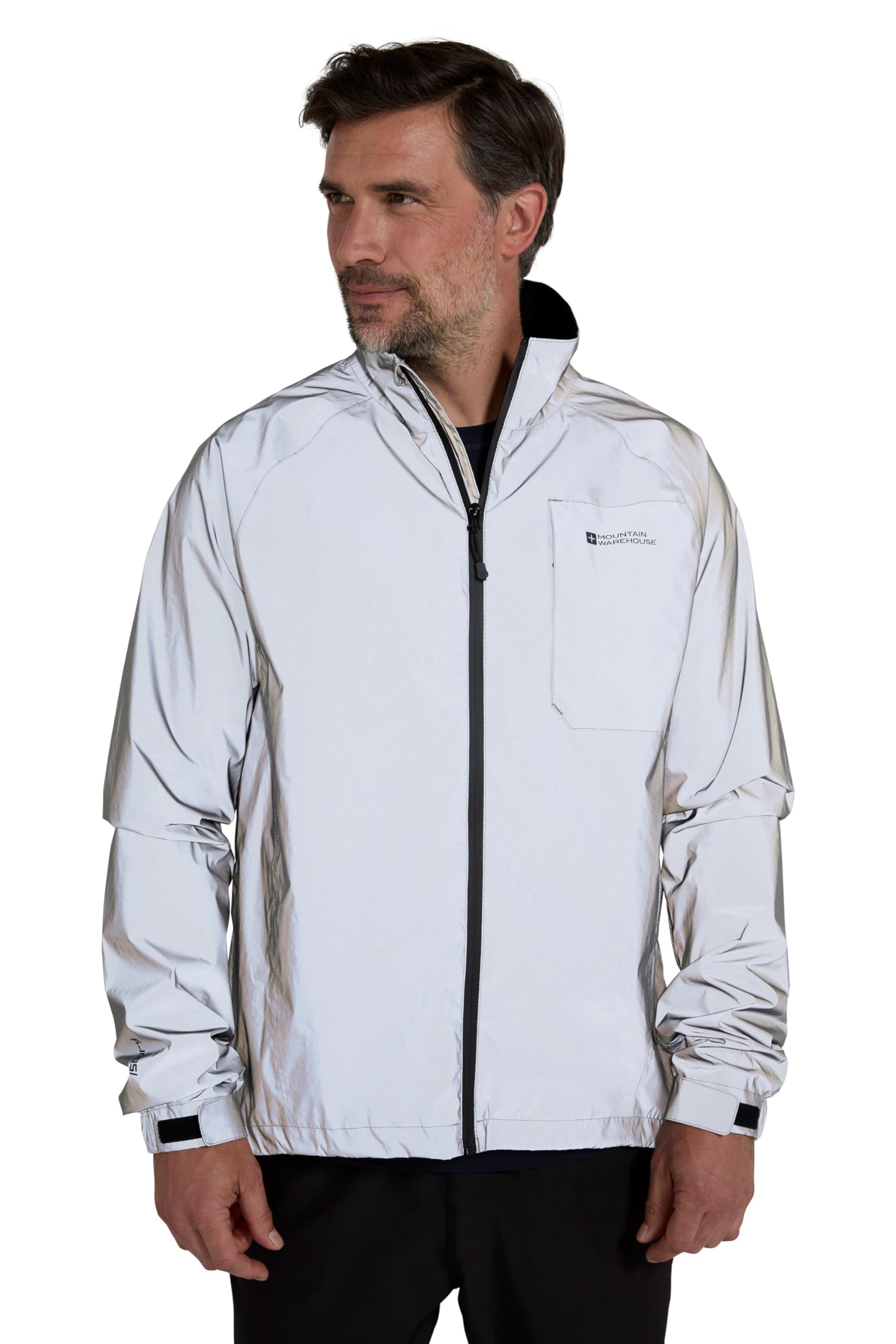 Mountain Warehouse Men's Silver Adrenaline Waterproof Jacket Xxs